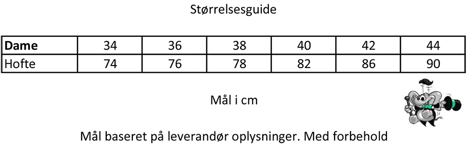 Størrelsesguide BN