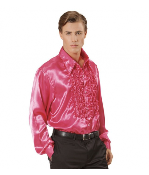 Flæseskjorte pink