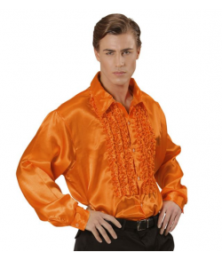 Flæseskjorte orange