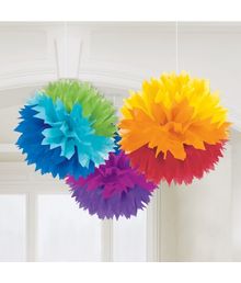 Papir pomponer, regnbue