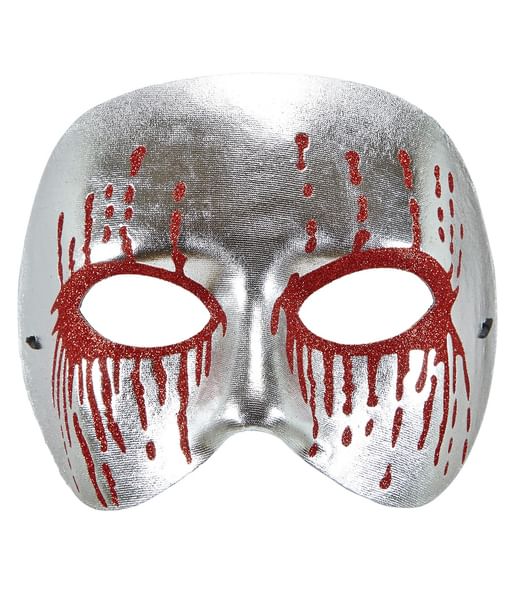 Silver Psycho halvmaske