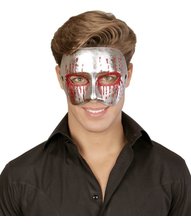 Silver Psycho halvmaske