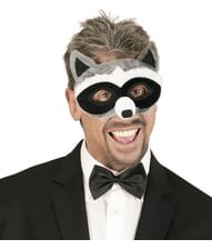 Vaskebjørn halvmaske