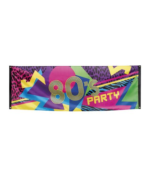 80s Party banner