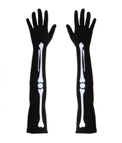 Lange skelet handsker