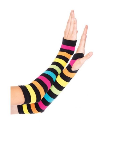Fingerløse neon handsker Fingerløse neon handsker