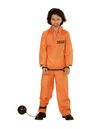 Orange fangedragt kostume