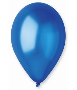 Mørkeblå ballon, metallic