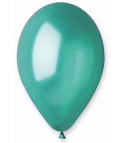 Mørkegrøn ballon, metallic
