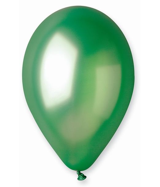 Grøn ballon, metallic Grøn ballon, metallic