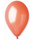 Orange ballon, metallic