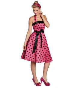 Pink 50er kjole