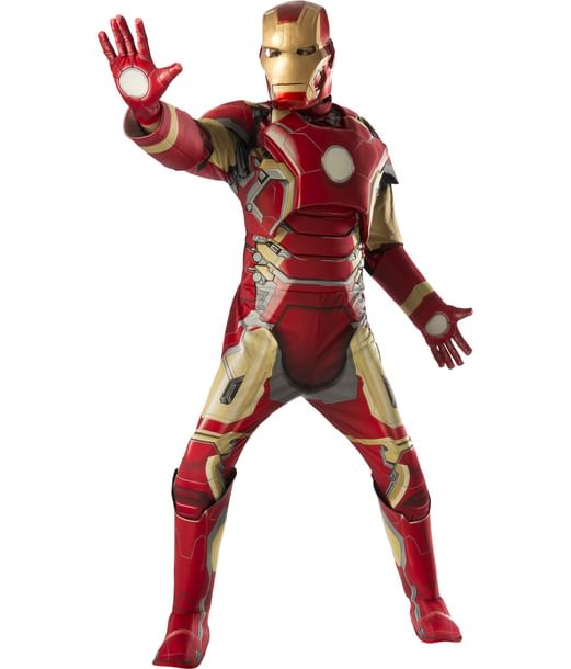 Lavet til at huske Hurtigt absurd Marvels Iron Man kostume til voksne - The Age of Ultron - Fest & Farver Lavet til at huske Hurtigt absurd Marvels Iron Man kostume til voksne - The Age of Ultron - Fest & Farver