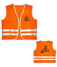 Orange sikkerhedsvest