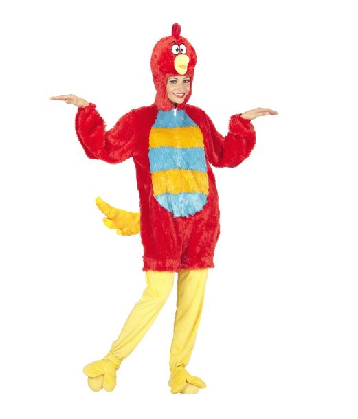 Fugle kostume, rødt