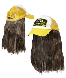 Truckerkasket med hår