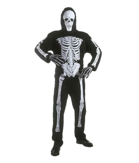 Belyse Geologi amatør Skelet kostume til drenge - Forsendelse fra kun 29 kr. - Fest & Farver