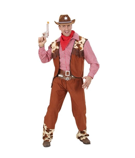 Cowboy kostume til voksne, mænd - Fest &