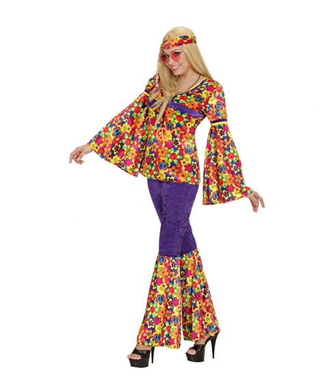 stilhed skyde Udsigt 60er Hippie kostume til kvinder - Fest & Farver