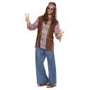 Psychedelic Hippie kostume til mand