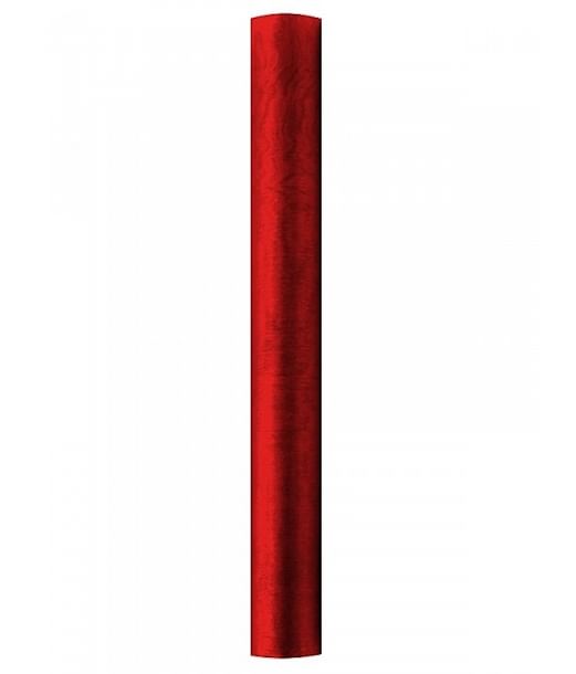 Organza Rød 0,36x9 m