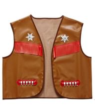 Brun Cowboyvest til voksne