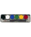 Palette, 6 farver fra Eulenspiegel.