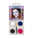 Skeletta Girl makeup fra Eulenspiegel.