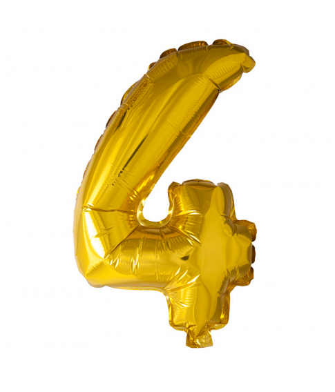 Folie ballon guld 41 cm 4