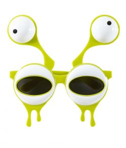 Alien briller med dobbelt øjne
