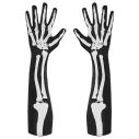 Lange skelet handsker 50 cm