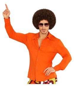 Orange 70er skjorte