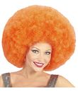 Stor afro paryk, orange