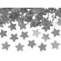 Konfetti kanon sølv stjerner 60 cm