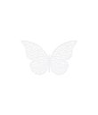 Sommerfugl bordpynt 6,5 x 4 cm 10 stk