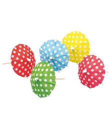 Cocktail parasoller prikket 10stk