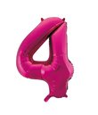 Folie tal ballon 4 pink, 86 cm.