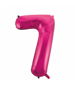 Folie tal ballon 7 pink, 86 cm.