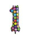 Folie tal ballon 1 Dots, 86 cm.