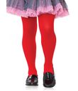 Røde strømpebukser til børn i 100% nylon.