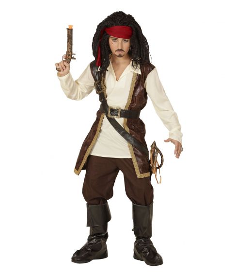 Billigt pirat kostume til drenge.
