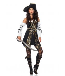 Flot pirat kostume til kvinder.