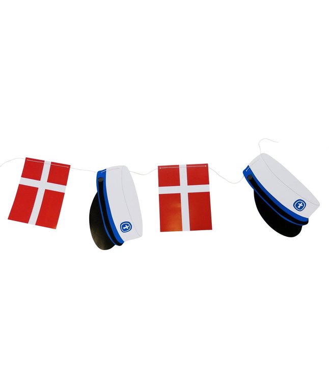 Student guirlande, blå Hue 3 m.