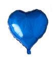Folieballon Hjerte Blå 46 cm