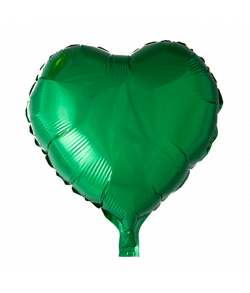 Grøn folieballon, Hjerte