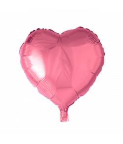 Pink folieballon, Hjerte