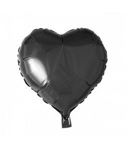 Sort folieballon, Hjerte