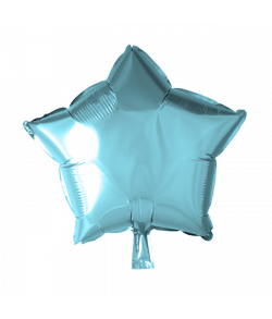 Lyseblå folieballon, Stjerne