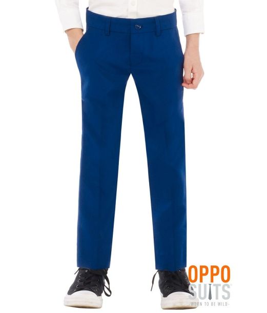 OppoSuits - Billigt mørkeblåt jakkesæt til drenge.