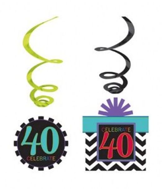 40 års fødselsdagspynt. 40 års fødselsdagspynt.